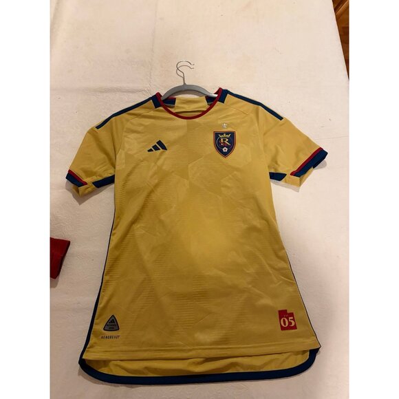 Adidas real salt lake authentic soccer away jersey 23-24 mens sz small IS4890 - Picture 7 of 8